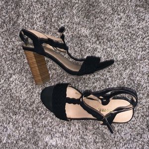 Black and Tan Heels